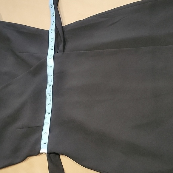 J. Crew Size 00 Black Long Sleeve Wrap Dress, Excellent Used Condition - Picture 9 of 14